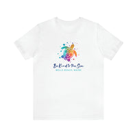 Thumbnail for Be Kind to the Sea Personalized Beach Tee White