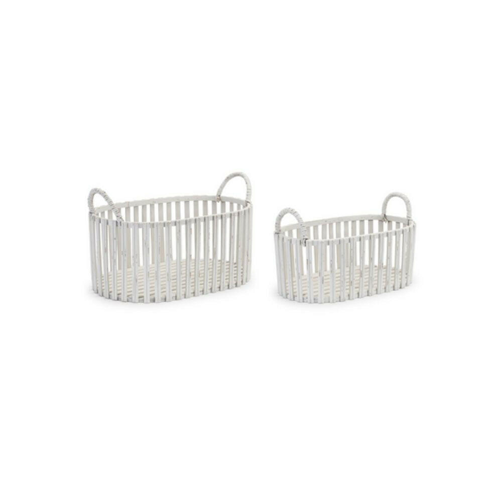 Rattan Basket 2 Piece Set