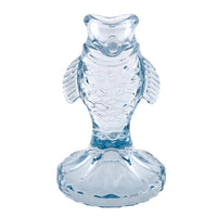 Thumbnail for Blue Glass Fish Candle Holder Coastal Decor