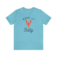 Thumbnail for Keep It Salty Unisex Jersey Weekend Tee, Turquoise