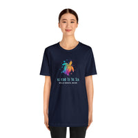 Thumbnail for Be Kind to the Sea Personalized Beach Tee, Deep Sea Colors