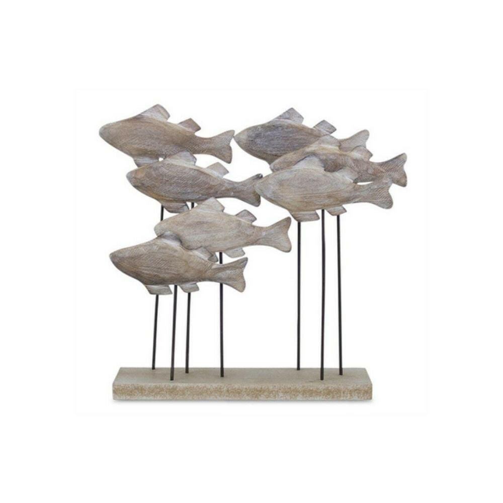 Fish School, Wood/Metal