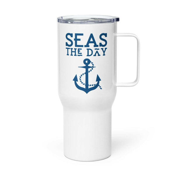 Seas The Day Travel Mug, Nautical Gift  New England Trading Co   