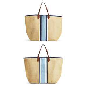 Old Port Striped Tote, Market Tote Bag
