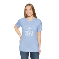 Thumbnail for Seas the Day Personalized Weekend Tee, Unisex