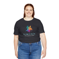 Thumbnail for Be Kind to the Sea Personalized Beach Tee, Deep Sea Colors