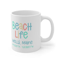 Thumbnail for Personalized Beach Life Ceramic Coastal Mug