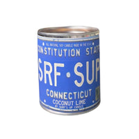 Thumbnail for Connecticut License Plate Coconut Lime Paint Can Candle Paint Can Candle Surf's Up Candle   