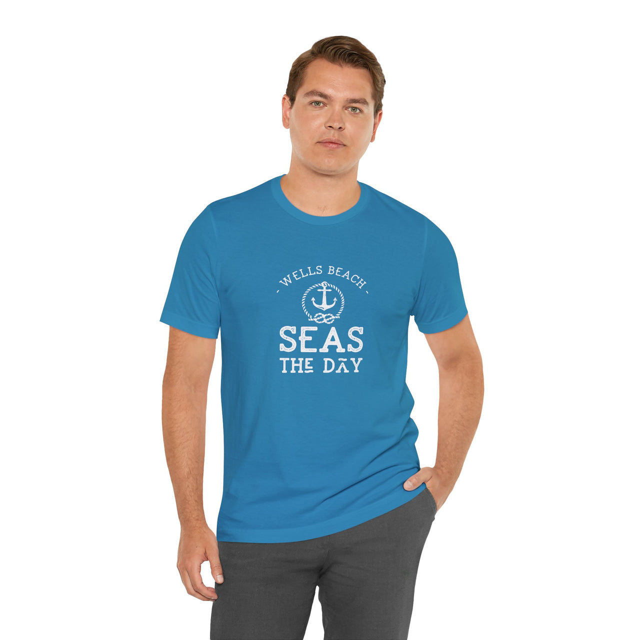 Seas the Day Personalized Weekend Tee, Unisex