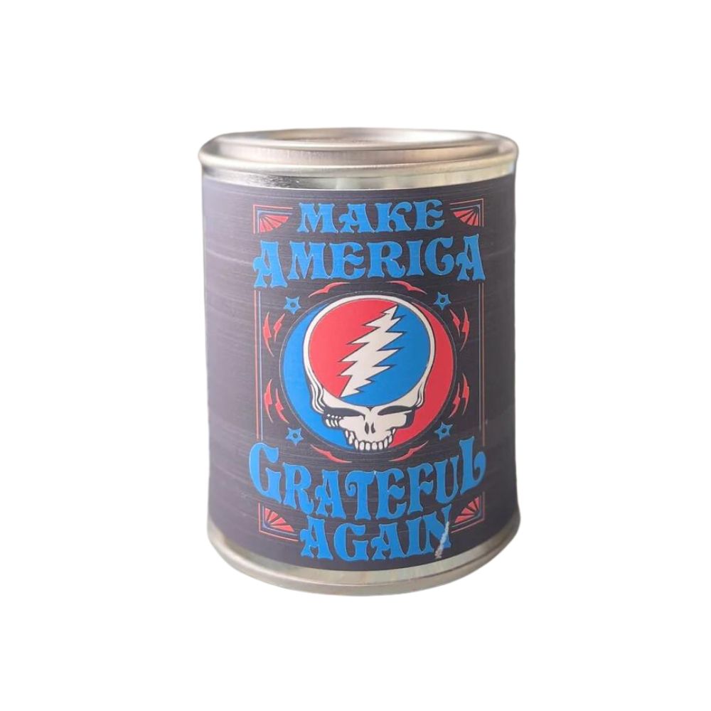 Coconut Lime America Paint Can Candle- Grateful Dead Inspired Collection Paint Can Candle Surf's Up Candle   
