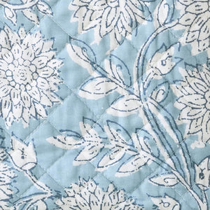 Botanical Floral Quilted Tote Bag, 18" x 13" New England Trading Co