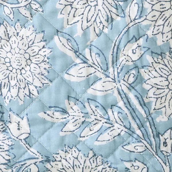 Botanical Floral Quilted Tote Bag, 18" x 13" New England Trading Co