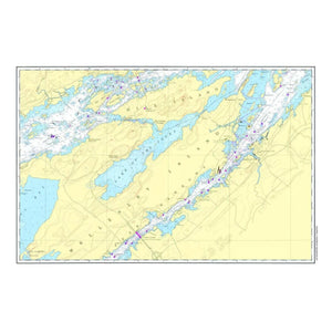 Nautical Chart Placemats, Locations in New York