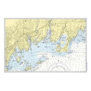 Nautical Chart Placemats, Locations in New York