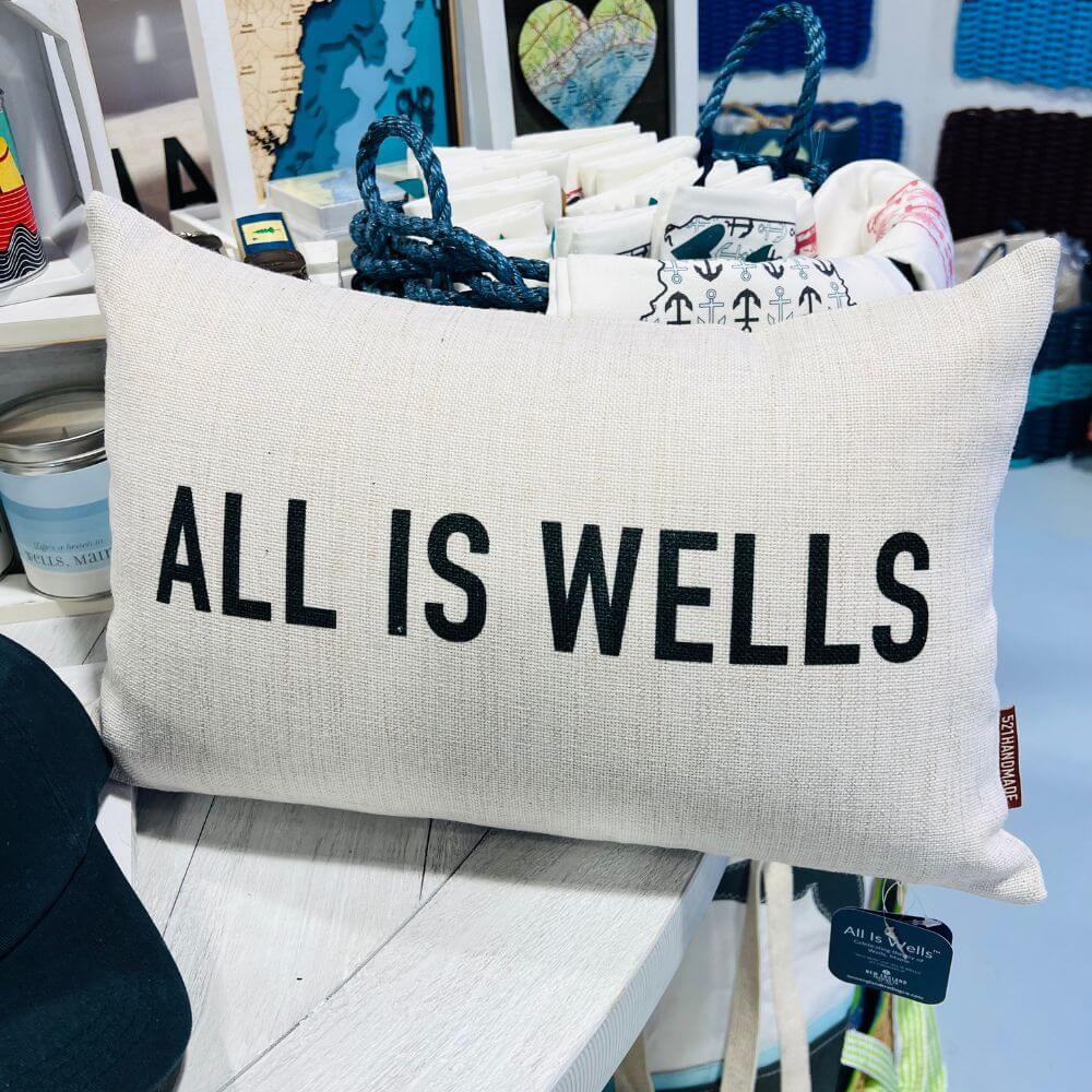 All Is Wells Throw Pillow