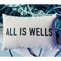 Thumbnail for All Is Wells Throw Pillow, Coastal Pillow