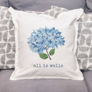 All is Wells™ Hydrangea Square Pillow, 20 x 20