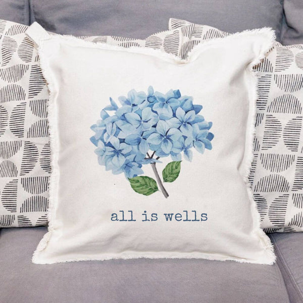 All is Wells™ Hydrangea Square Pillow, 20 x 20