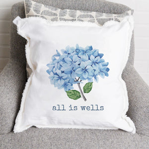 All is Wells™ Hydrangea Square Pillow, 20 x 20