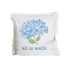 All is Wells™ Hydrangea Square Pillow, 20 x 20
