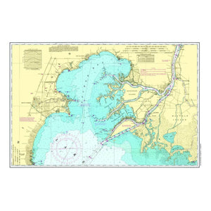 Nautical Chart Placemats, Locations in Michigan