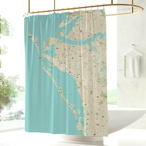 Nautical Chart Curtains, Locations in Florida