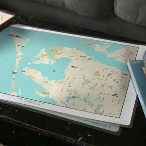 Nautical Chart Placemats, Locations in Florida