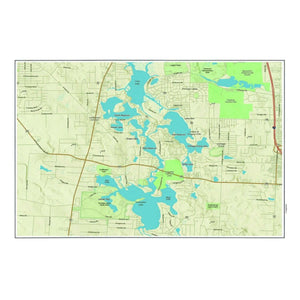 Nautical Chart Placemats, Locations in Maryland