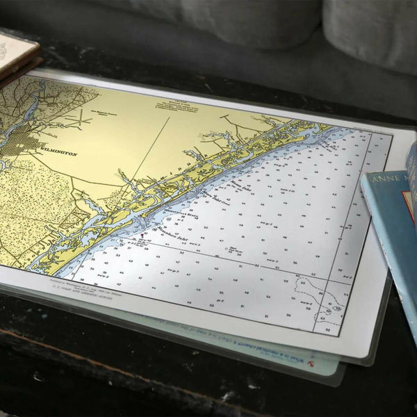 Nautical Chart Placemats, Locations in North Carolina
