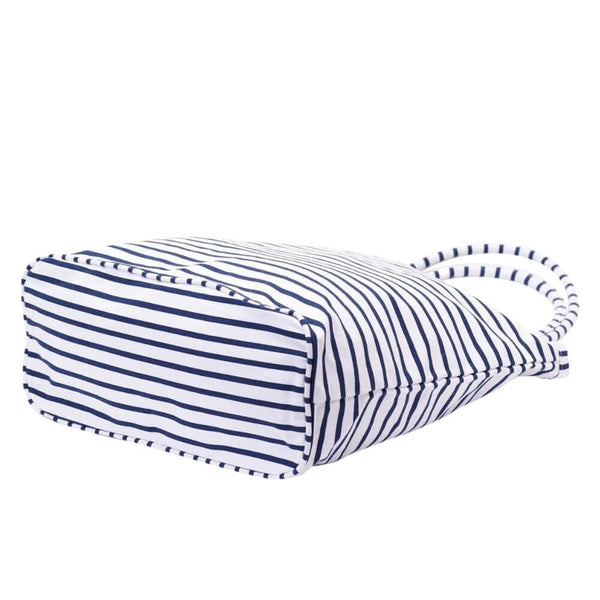Bateau Navy Stripe Bucket Bag