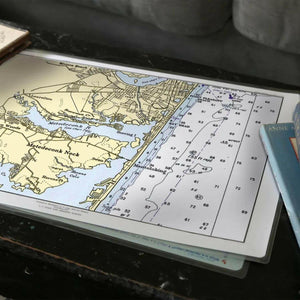 Nautical Chart Placemats, Locations in New Jersey