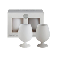 Thumbnail for Silicone Short Stem Wine Glasses, Set of 2