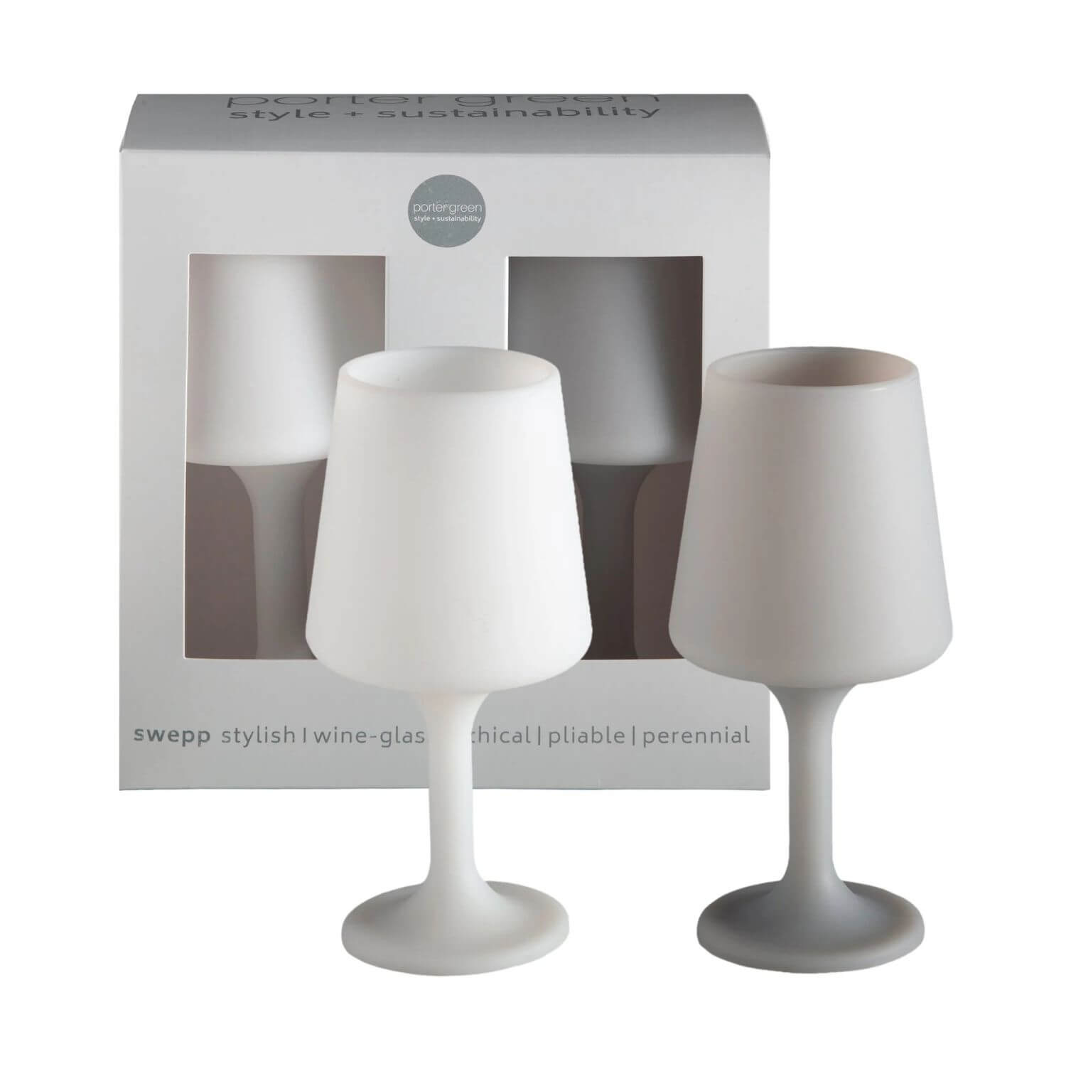 Silicone Long Stem Wine Glasses | Unbreakable Wine Glass Set | New England  Trading Co