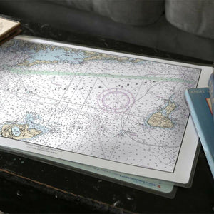 Nautical Chart Placemats, Locations in Rhode Island