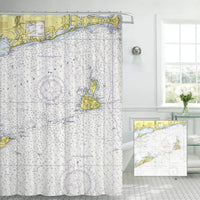 Thumbnail for Nautical Chart Curtains, Locations in Rhode Island