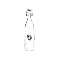 Thumbnail for Coastal Jeweled Blue and White Flip Flop Swing Top Bottle