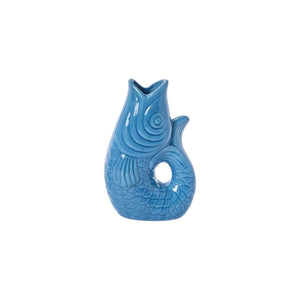 Coastal Catch Fish Flower Vase, 3 Colors, 8"