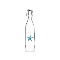 Thumbnail for Coastal Jeweled Blue Starfish Swing Top Bottle