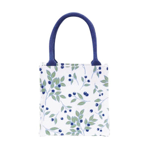 Blueberries Itsy Bitsy Gift Tote Bag, Eco-friendly Mini Tote, 8" x 8"