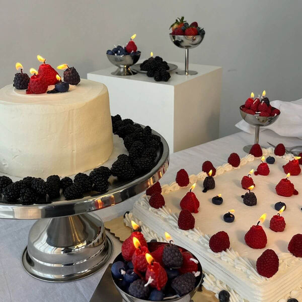 Blueberry Candles 10-Pack Coastal Decorative Soy Candles New England Trading Co