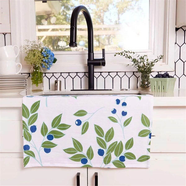 Blueberry Medley Cotton Kitchen Towels, Set of 3