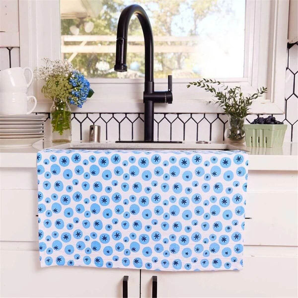 Blueberry Medley Cotton Kitchen Towels, Set of 3