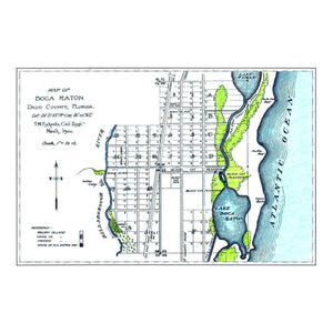 Nautical Chart Placemats, Locations in Florida