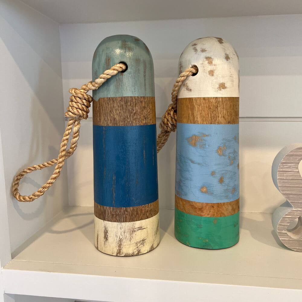 Green/Blue/White Buoy & Rope