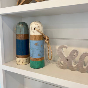 Green/Blue/White Buoy & Rope