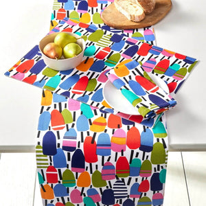 Colorful Buoys Cotton Placemat, Set of 4
