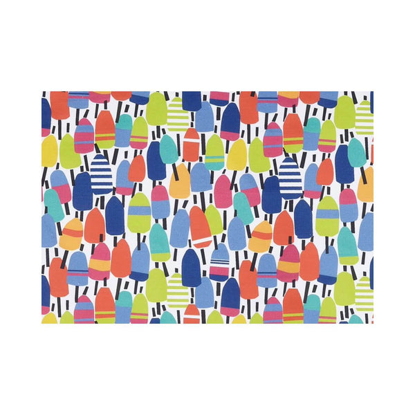 Colorful Buoys Cotton Placemat, Set of 4