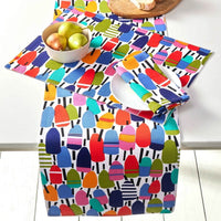 Thumbnail for Colorful Buoys Cotton Table Runner, Kate Nelligan Design