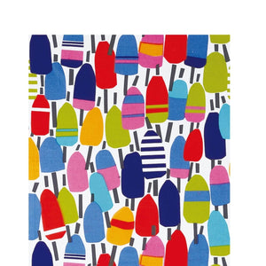 Colorful Buoys Cotton Table Runner, Kate Nelligan Design