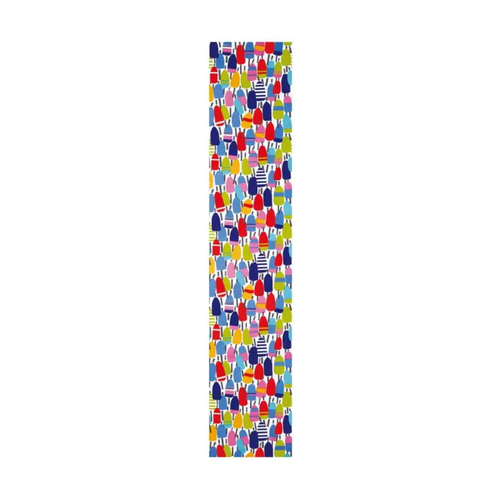 Colorful Buoys Cotton Table Runner, Kate Nelligan Design